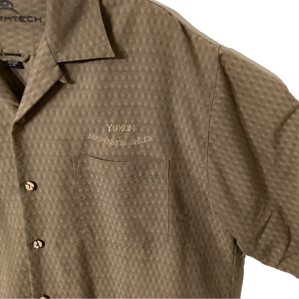 Stormtech -Yukon Suspension Bridge Short Sleeve Button Up‎ Shirt - Men's Size L - Picture 2 of 8